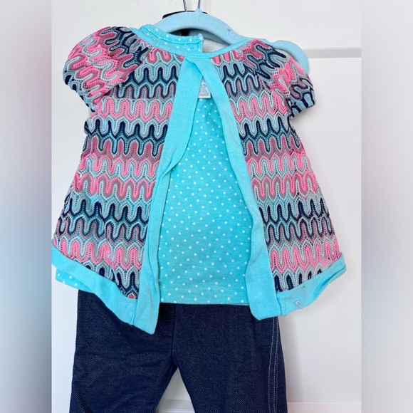 LITTLE LASS 18M Capri and matching top set - Picture 3 of 5